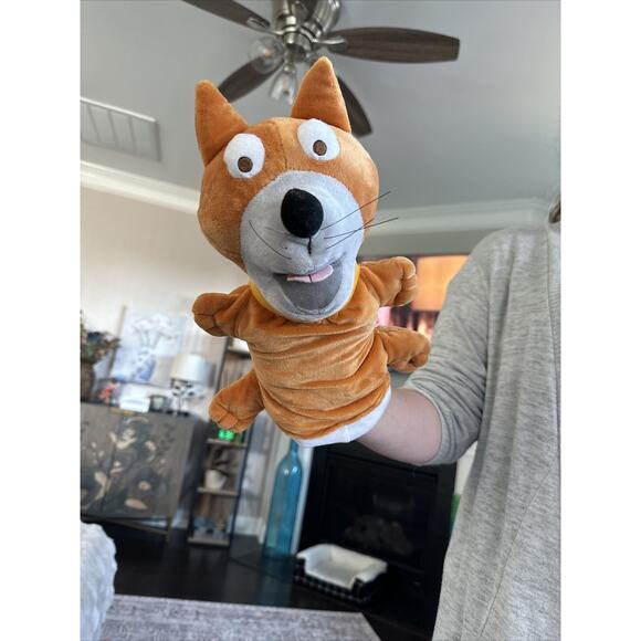 New Big Ideas Learning Descartes Cat Stuffed Plush Toy 11” Puppet Teachers Aid - Picture 1 of 5
